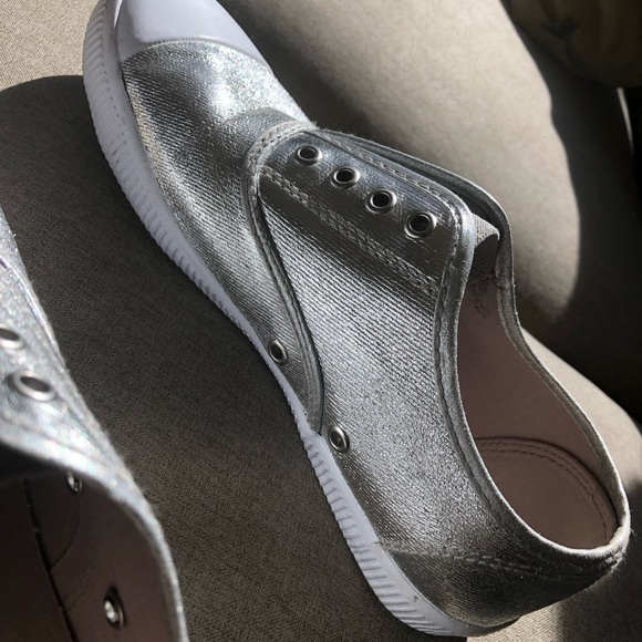 Seed silver sneakers size 39 worn once - Picture 5 of 7
